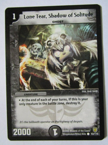 Duel masters lone tear shadow - lone, tear,