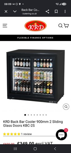 Outdoor drinks fridge chiller - outdoor,