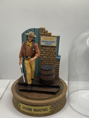 Franklin mint john wayne glass - franklin,