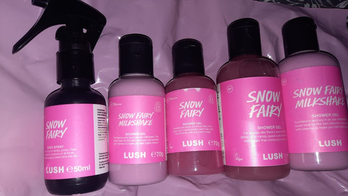 Lush snow fairy and milk