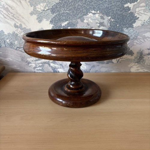 Antique wooden barley twist - wooden,