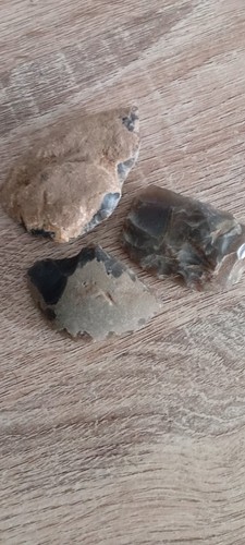 Three nice neolithic flint