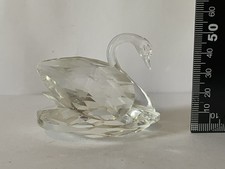 Rare Vintage Retired Swarovski Crystal Large 2 1/2 inch Approx. Swan 010006 