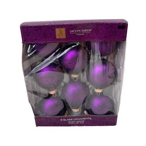 Jaclyn smith glass ornaments - smith,