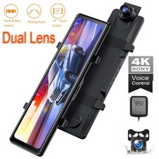 TOGUARD 12" Mirror 4K Dual