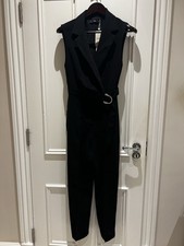 Mango Wrap Black Jumpsuit