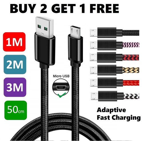 Braided micro usb fast - braided, charger