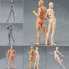 Action Play Movable Figure Male Female Body Model Art Drawing Mannequin 2 Colors