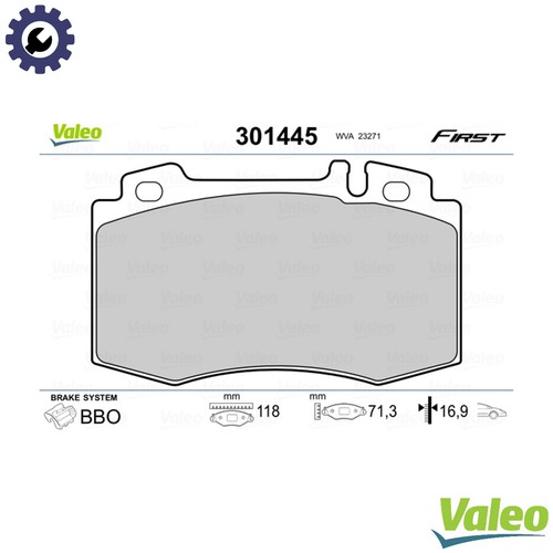 Brake pad set disc - brake,