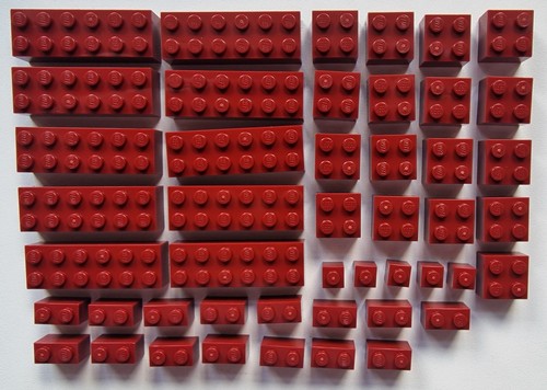 Lego bricks bundle - bricks, 50