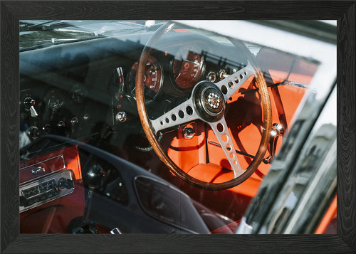 Jaguar type dash framed wall - jaguar,