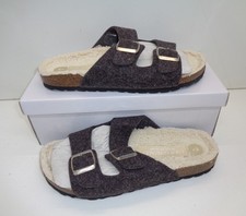 Lola Gonzalez Ladies New Grey Dual Buckle Sliders New Sandals RRP £55 UK Size 6