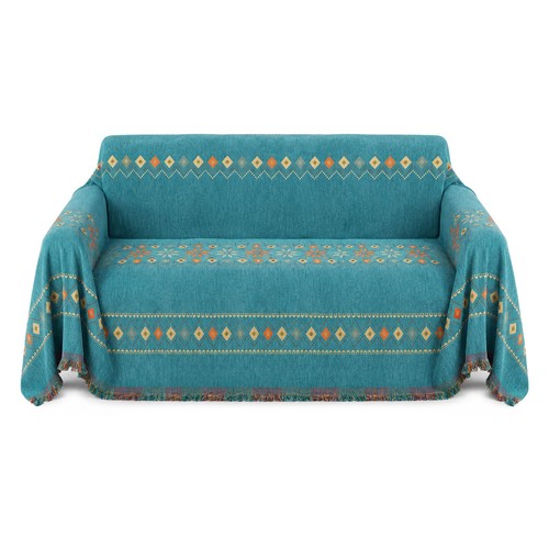 Bohemian chenille throw - bohemian,
