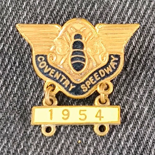 Coventry speedway badge 1954 - speedway,
