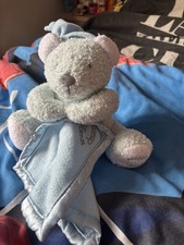 Vintage Snuggle Chums Toys R Us Teddy  Baby Comforter Soft Toy untested