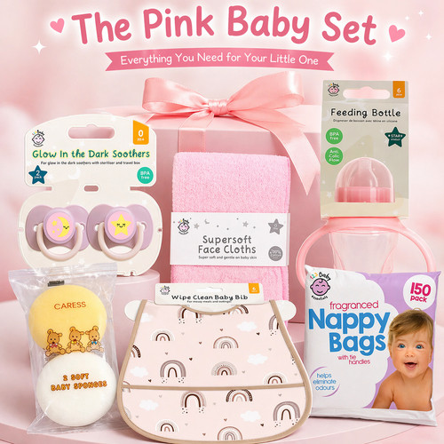Luxury pink baby gift set - baby,