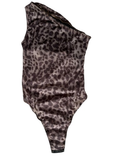 Leopard print one shoulder - print,