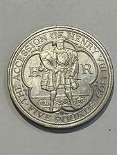 2009 King Henry VIII 500th Anniversary Five Pounds £5 Coin