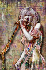 Courtney Love of HOLE Poster,  COURTNEY LOVE Grunge Pop Print Free Shipping Us