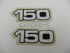 2x 150cc Motorcycle Stickers