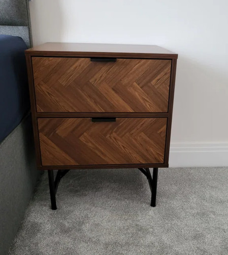 Rustic bedside cabinet vintage - rustic,