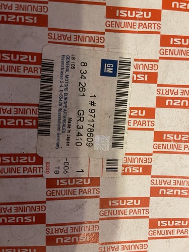 Isuzu 97178609 air filter - gm,