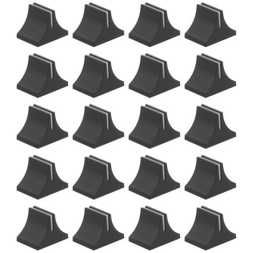 20pcs reusable black - reusable,