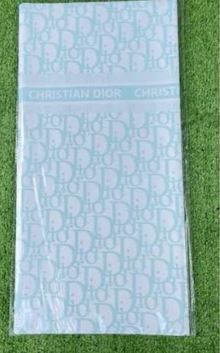 Dior blue floral wrapping - floral,