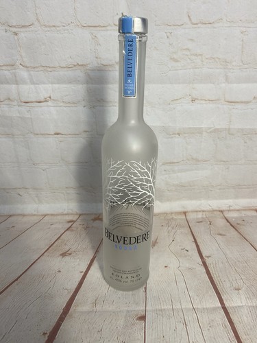 Empty belvedere vodka glass - belvedere,