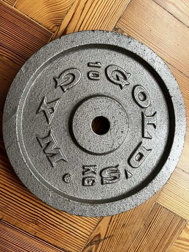 Rare golds gym iron weight - rare,