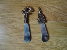 2 x Christmas Themed Preserve / Butter Stainless Steel Spreaders 4.75 ins Long