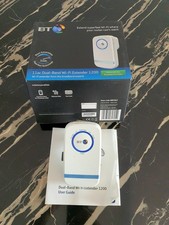 BT Wi-Fi 1200 Dual Band Extender 11ac Booster White – Very Good Condition