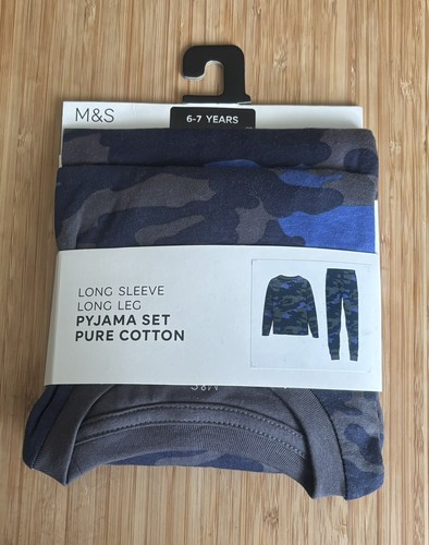 Boys cotton pyjamas age - m&s,