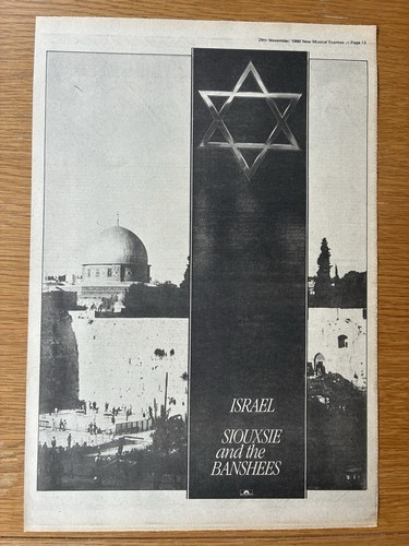 Siouxsie the banshees israel - &,