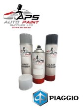PIAGGIO BIKE PAINT 79/A NERO GRAFITE MET MOTORBIKE SPRAY AEROSOL REPAIRS