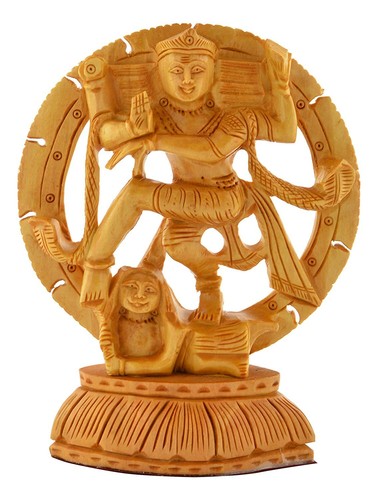 Wooden handicraft dancing god - handicraft,