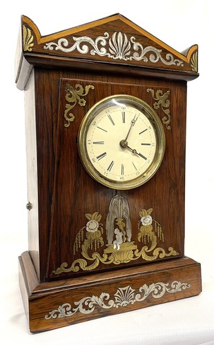 Antique rosewood inlaid single - antique,
