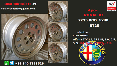 Alfa romeo ronal 15 inch - a1,