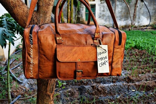 Men briefcase satchel travel - men's,