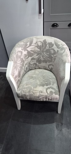 Floral tub chair - with, matching