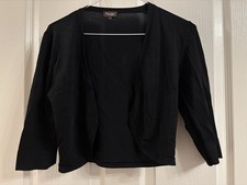 Phase Eight Ladies Women Black Shrug Bolero Size 8