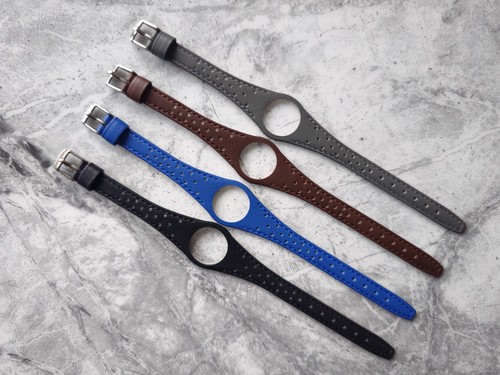 New ladies leather black blue - new,