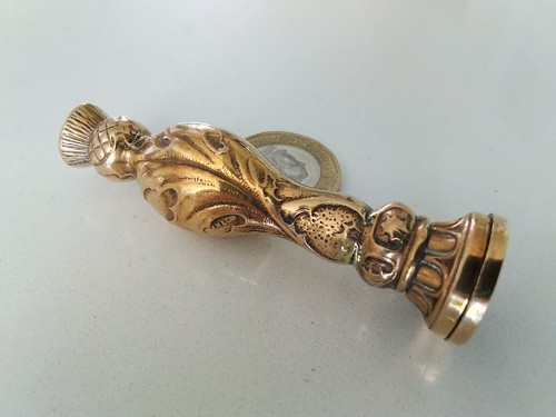 Art nouveau co brass - w, co.