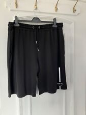 2 PAIRS OF MENS SIZE L BLACK GYM SHORTS FROM VOI LONDON