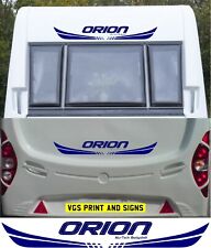 BAILEY ORION CARAVAN/MOTORHOME 2 PIECE KIT DECALS STICKERS CHOICE OF COLOUR #012
