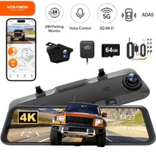 WOLFBOX 4K Dash Cam Front and