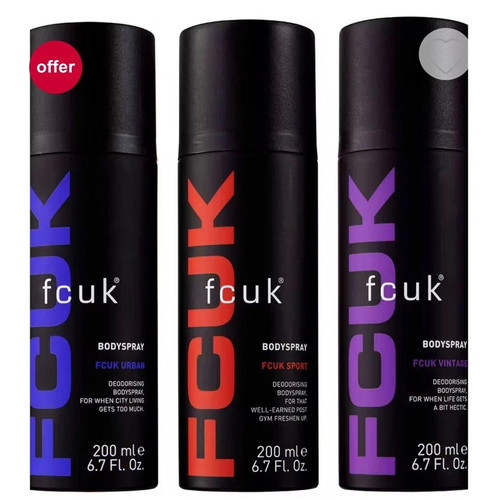 Fcuk one each body spray - fcuk,
