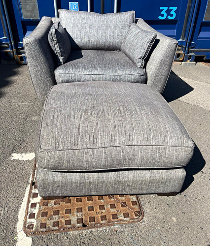 Grey fabric cuddle - fabric,