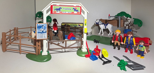 Vintage playmobil horse - vintage,