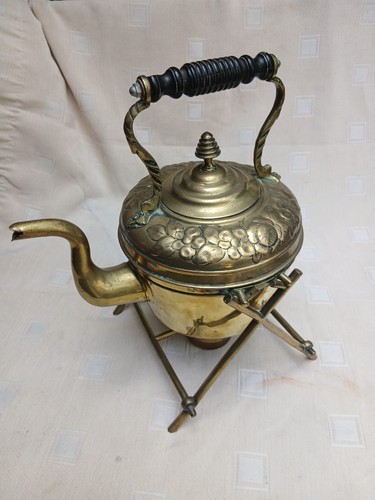 Vintage brass spirit - brass, kettle
